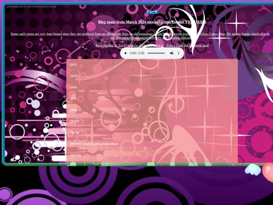 blog screenshot