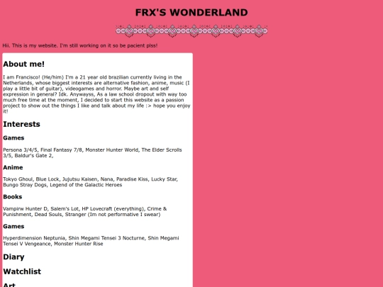 index screenshot