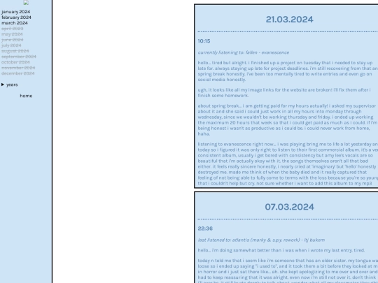 diary/march2024 screenshot