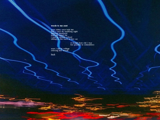 writing/wordstomyaunt screenshot