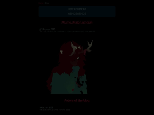 blog screenshot