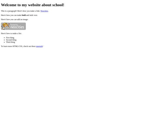 index screenshot
