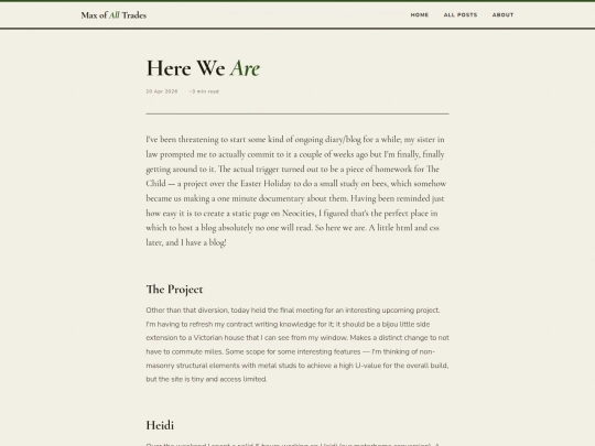 blog/here-we-are screenshot