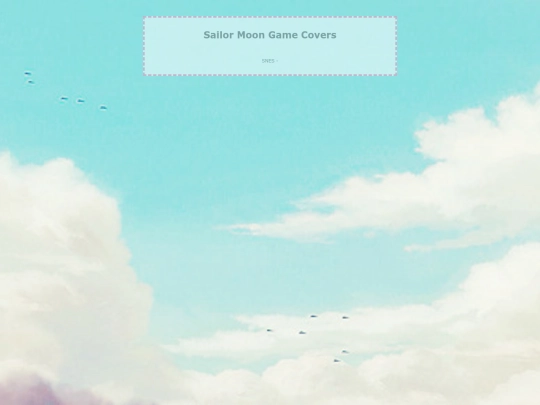 games_sailormoon_covers screenshot