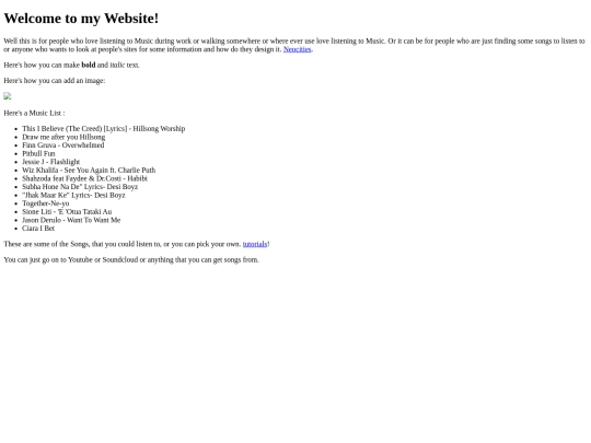 index screenshot