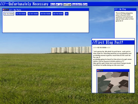 blog screenshot