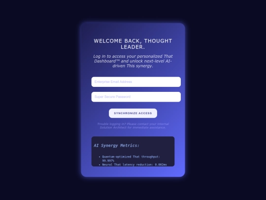 corporate-bullshit/portal screenshot