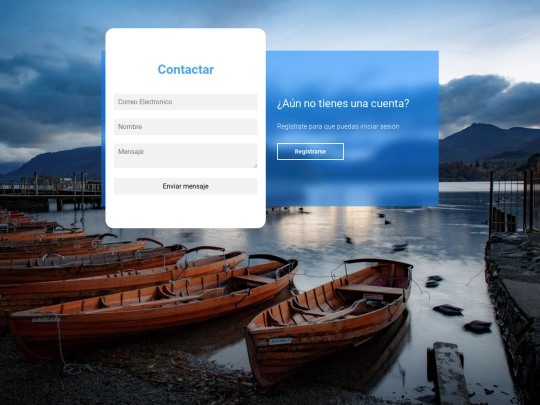Login y registro screenshot