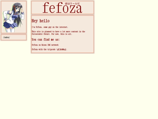 index screenshot