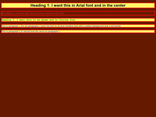 csspracticeV2 screenshot
