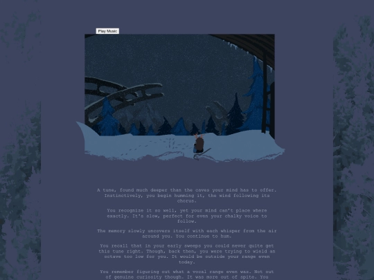 BeyondTheCold. screenshot