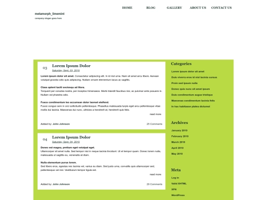 blog screenshot
