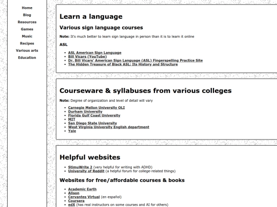 education screenshot