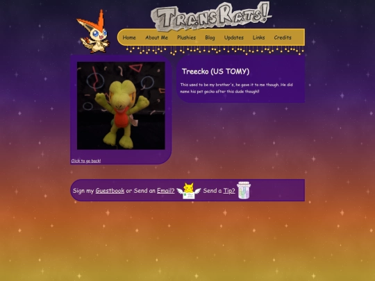 collection/plush/treecko screenshot