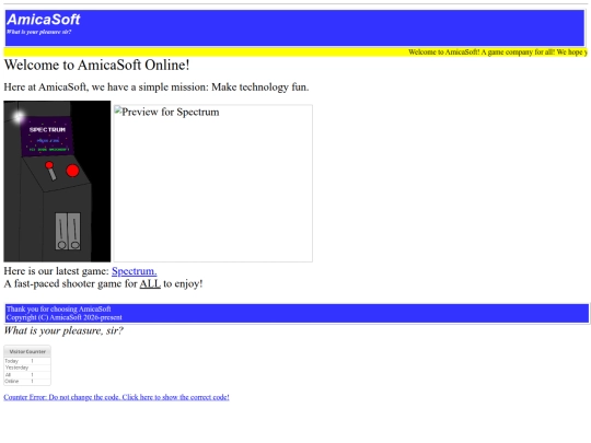 AmicaSoft Online screenshot