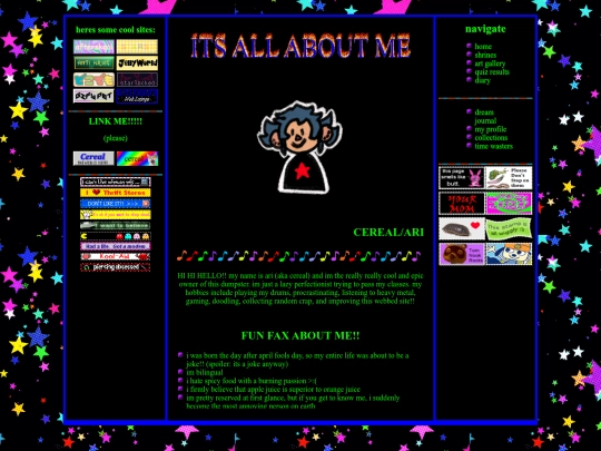aboutme screenshot