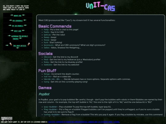 ca5-commands screenshot