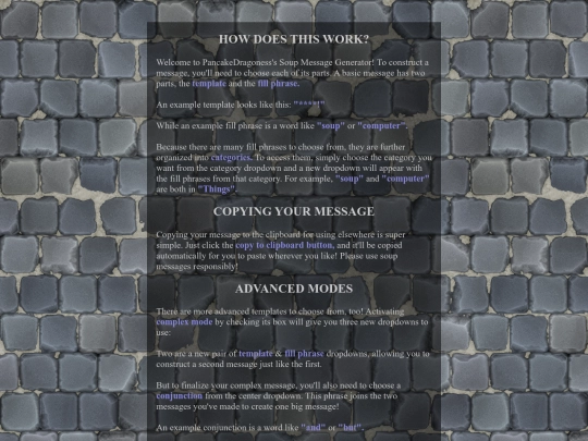 soup/readme screenshot