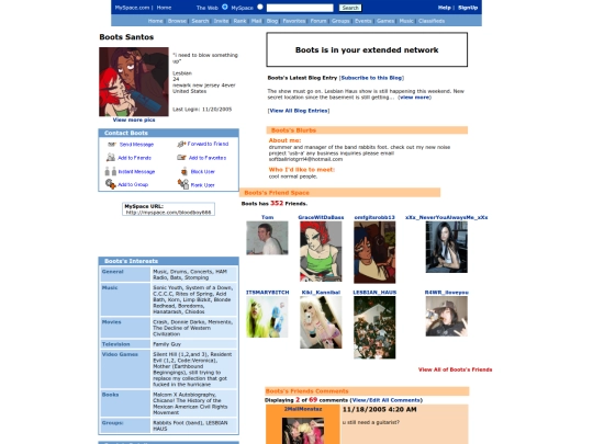 links/bootsmyspace screenshot