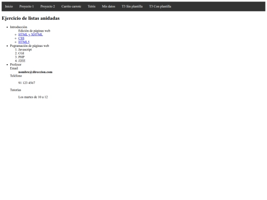 T5/listas screenshot