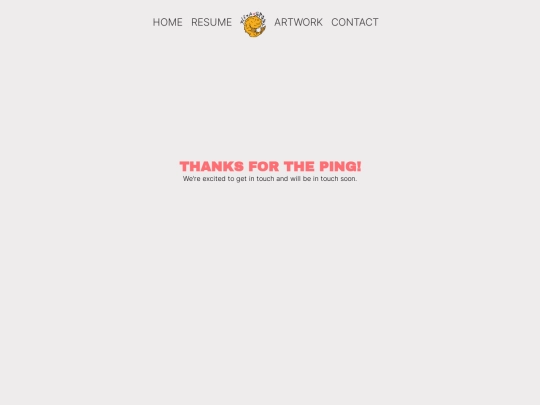thankyou screenshot