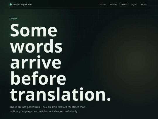 lexicon screenshot