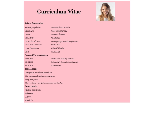 curriculum screenshot
