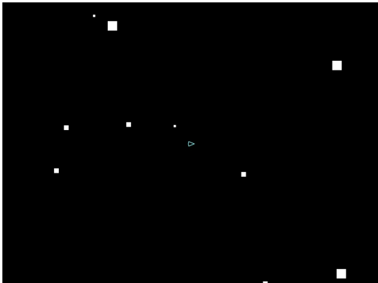 Asteroids screenshot