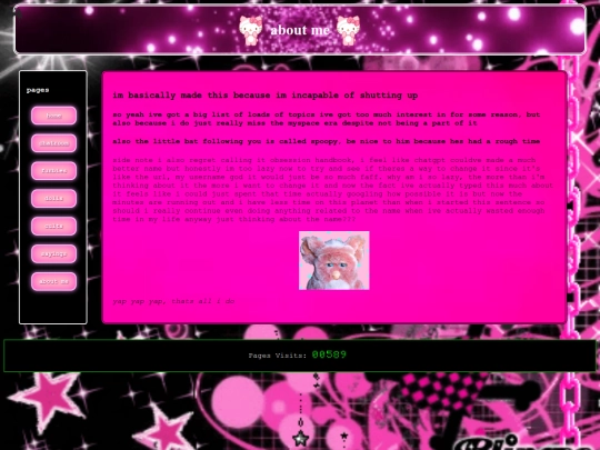 aboutme screenshot