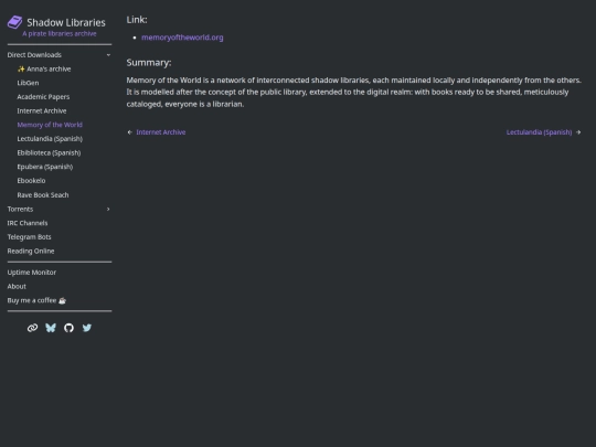 DirectDownloads/MemoryOfTheWorld screenshot
