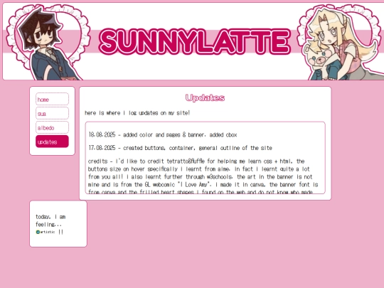 updates screenshot