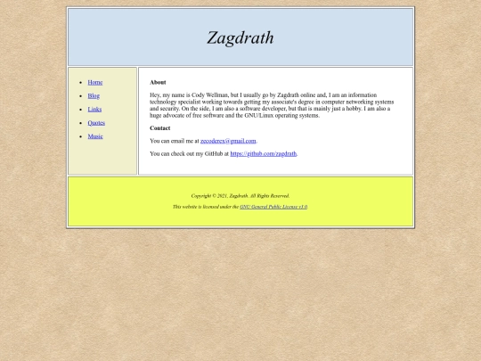 index screenshot