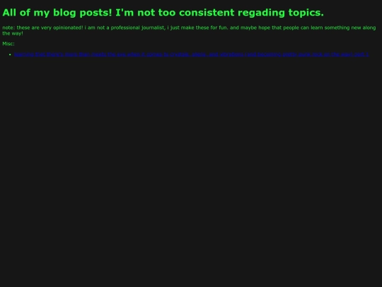 blogposts/directory screenshot