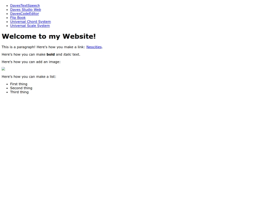 index screenshot