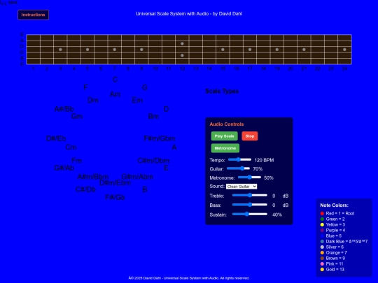 universal scale system with audio screenshot