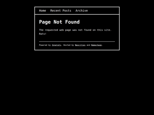 blog/not_found screenshot