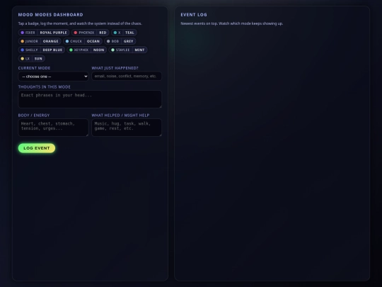 Tracker screenshot