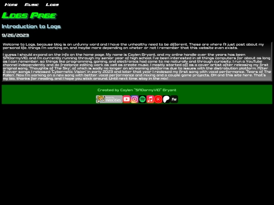 logs screenshot