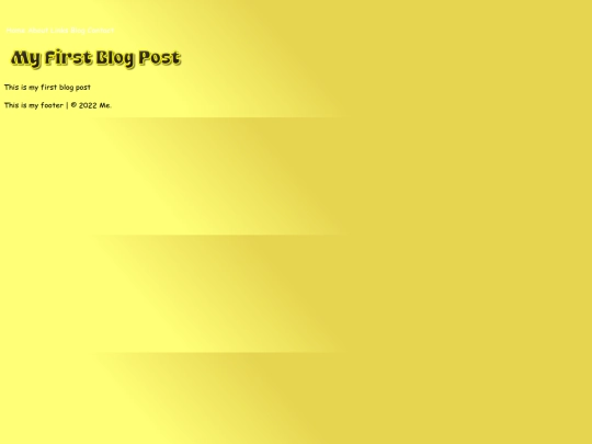 blog/my-first-post screenshot