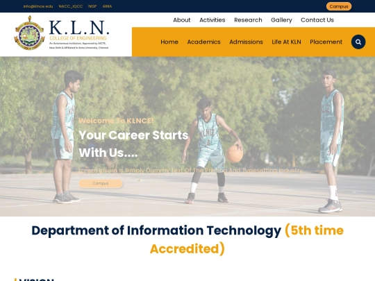 klnce deapartment task screenshot