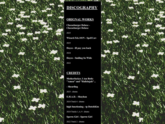 Discography/Discography screenshot