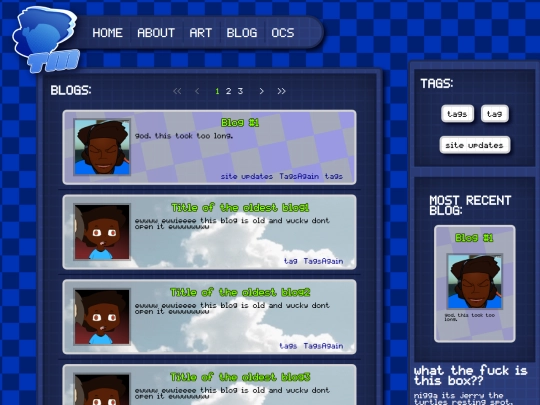 blogTemp screenshot