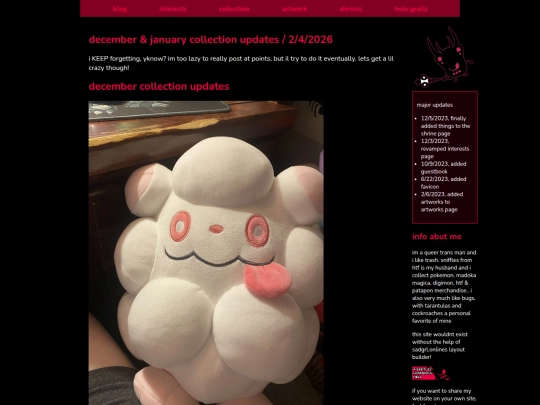 collectiondecember2025january2026updates screenshot