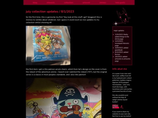 collectionjuly2023 screenshot