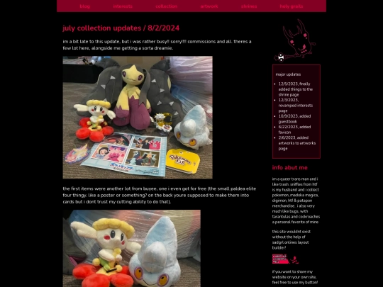 collectionjuly2024 screenshot