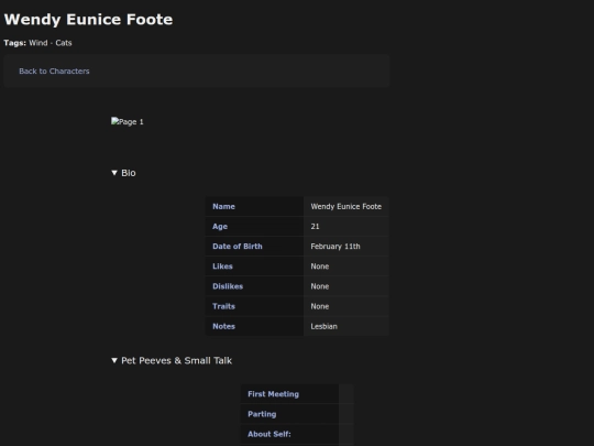 characters/WendyFoote screenshot