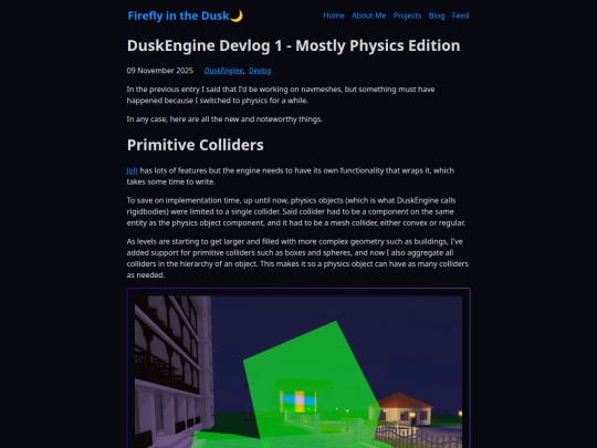 blog/duskengine-devlog-1 screenshot
