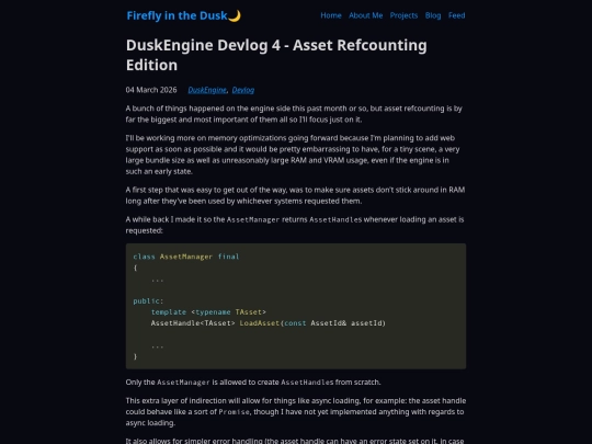 blog/duskengine-devlog-4 screenshot