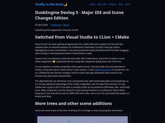 blog/duskengine-devlog-5 screenshot