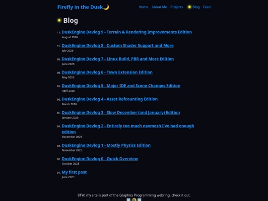 blog screenshot